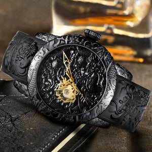 Luxury Mechanical Movement Dragon Watch