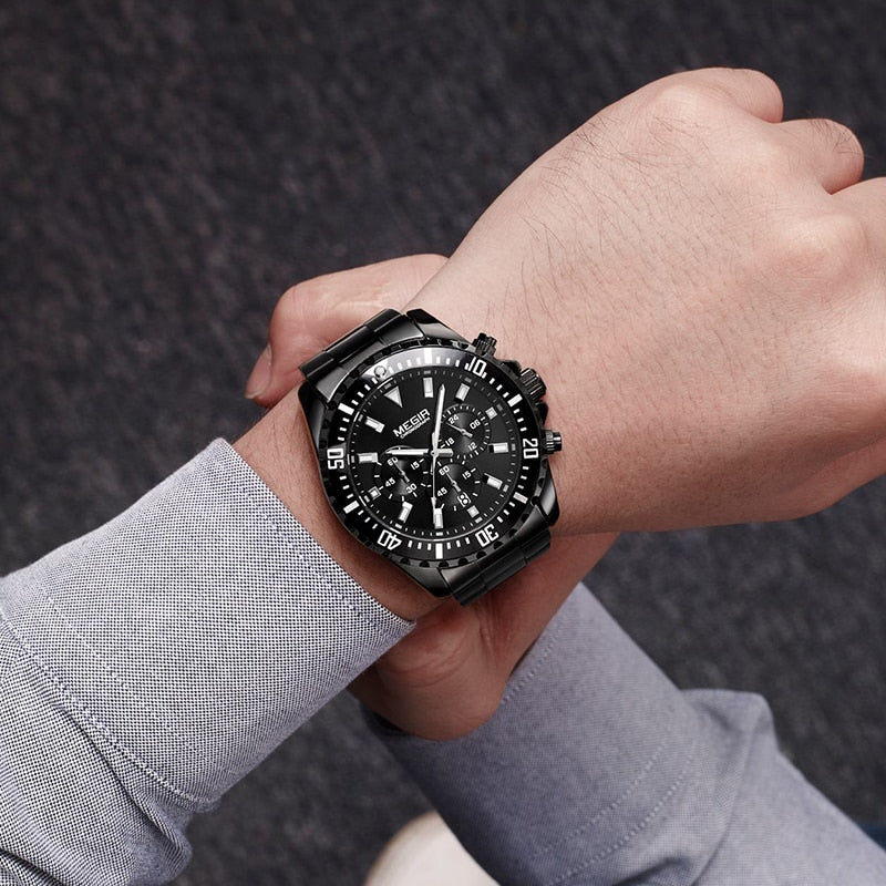 MEGIR business man Chronograph watch