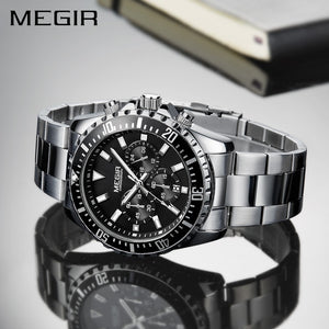 MEGIR business man Chronograph watch