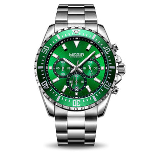 MEGIR business man Chronograph watch